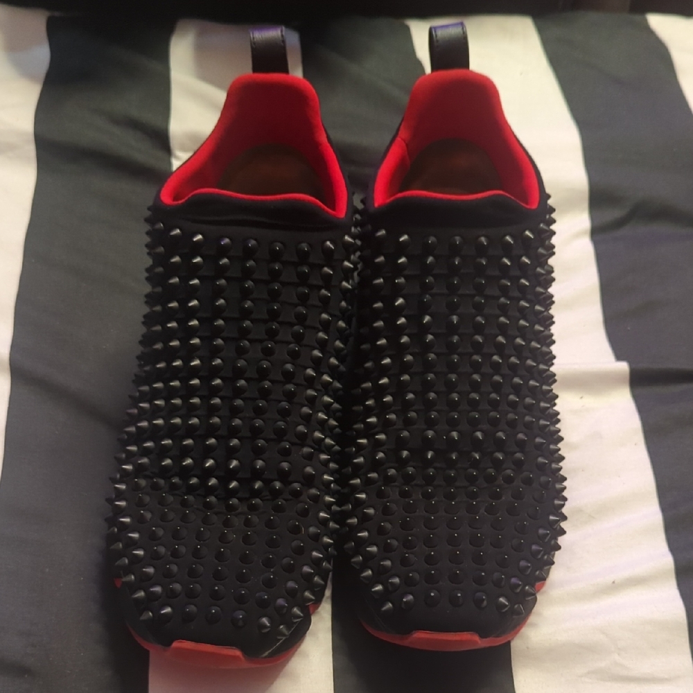 Christian Louboutin Spike Sock Shoes